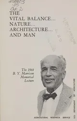 Cover of The vital balance