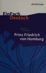 Cover of Heinrich von Kleist, Prinz Friedrich von Homburg