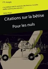 Cover of citations sur la betise pour les nuls
