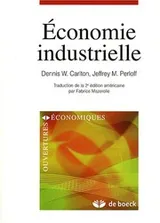 Cover of Économie industrielle