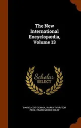 Cover of The New International Encyclopædia, Volume 13