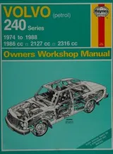 Cover of Volvo 240 Series 1974-88 Owner's Workshop Manual