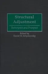 Cover of Structural adjustment