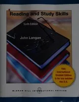 Cover of Reading and study skills