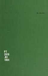 Cover of Bahnwarter Thiel Und Fasching (German Texts)