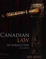 Cover of Canadian Law