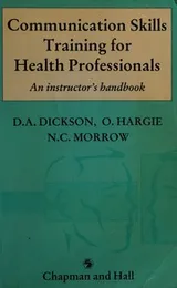Cover of Communication skills training for health professionals