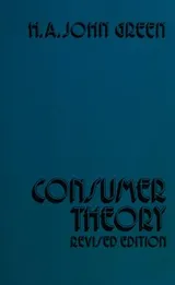Cover of Consumer theory