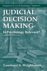 Cover of Judicial Decision Making