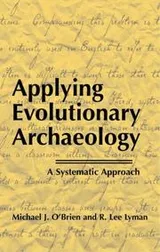 Cover of Applying evolutionary archaeology