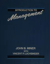 Cover of Introduction to management