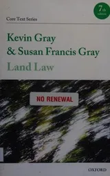 Cover of Land Law
