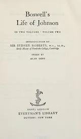 Cover of Life of Johnson