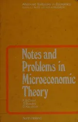 Cover of Notes and Problems in Microeconomic Theory