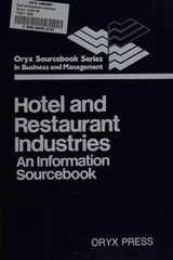 Cover of Hotel and Restaurant Industries