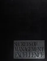 Cover of Secrets of management excellence