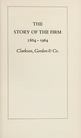 Cover of The story of the firm, 1864-1964