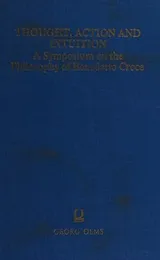 Cover of Thought, action and intuition as a Symposium on the Philosophy of Benedetto Croce