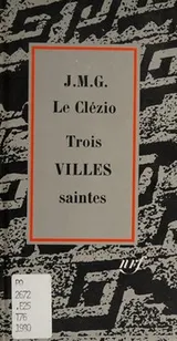 Cover of Trois villes saintes