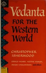 Cover of Vedanta for the western world