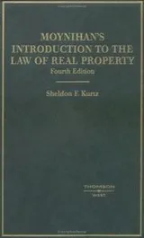 Cover of Introduction to the law of real property