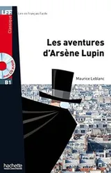 Cover of Les Aventures D'Arsene Lupin + CD Audio MP3