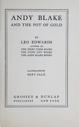 Cover of Andy Blake and the pot of gold