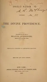 Cover of Angelic wisdom concerning the divine providence