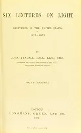 Cover of Six lectures on light