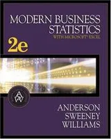 Cover of Modern Business Statistics (with CD-ROM and InfoTrac )