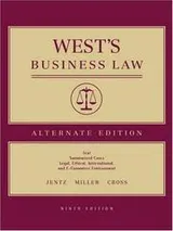 Cover of West's business law