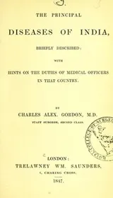 Cover of The principal diseases of India, briefly described