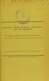 Cover of Functional heart murmurs