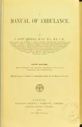 Cover of A Manual of ambulance