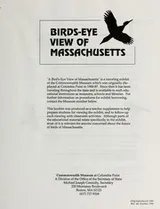Cover of Birds-eye view of Massachusetts