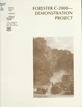 Cover of Forester C-2000 demonstration project