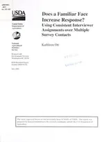Cover of Does a familiar face increase response?