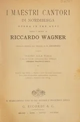 Cover of I maestri cantori di Norimberga