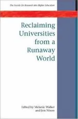 Cover of Reclaiming universities from a runaway world