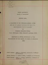 Cover of A comparison of the Kuhlmann-Anderson mental age and the hearing comprehension age of a heterogeneous group of children