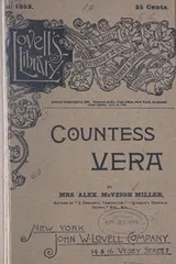Cover of Countess Vera