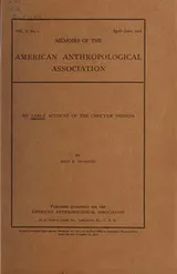 Cover of An early account of the Choctaw Indians