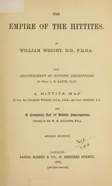 Cover of The empire of the Hittites