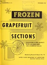 Cover of Frozen grapefruit sections