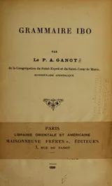 Cover of Grammaire Ibo