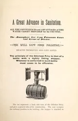 Cover of A great advance in sanitation