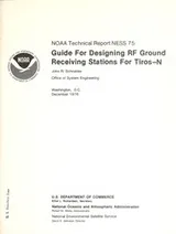 Cover of Guide for designing RF ground receiving stations for Tiros-N