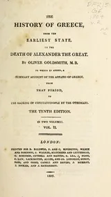 Cover of The history of Greece