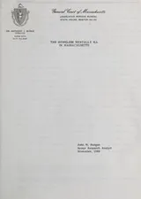 Cover of The homeless mentally ill in Massachusetts