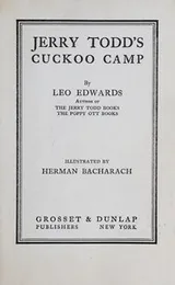 Cover of Jerry Todd's cuckoo camp